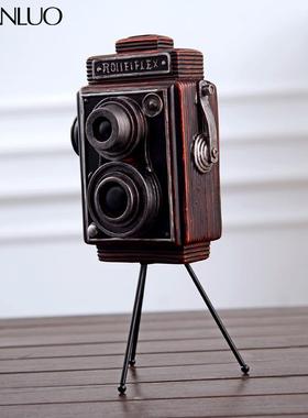 新中式复古照相机摄影机树脂摆件家居客厅酒柜样板房装修装饰品