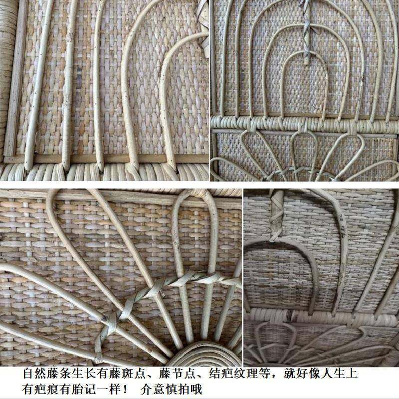 复古简约藤编储物柜家用小户型门厅餐边实木民宿轻奢玄关收纳新品,淘宝优惠券,粉丝福利购,淘宝优惠卷