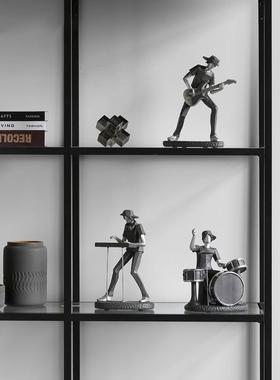 创意摇滚酒柜装饰品摆件客厅桌面电视柜家居装饰品办公室书房