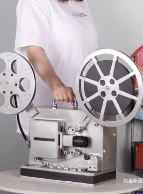 复古放映机模型铁艺怀旧电影拍摄道具影院仿真老物件装饰品摆件