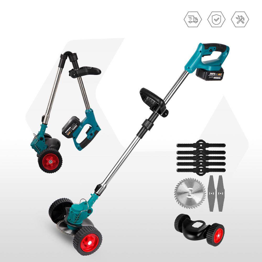 工厂锂电无线手持割草机多功能折叠打草机农用工具除草机草坪机,淘宝优惠券,粉丝福利购,淘宝优惠卷