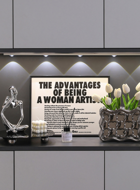 进门玄关钥匙收纳摆件家居饰品现代轻奢高档N客厅酒柜电视柜装饰