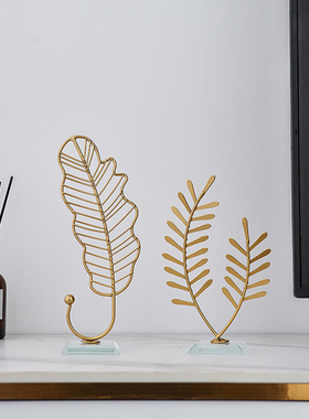 高档轻奢工艺品摆件北欧创意客厅电D视柜酒柜玄关样板间装饰品摆