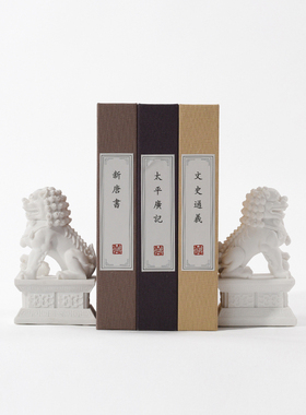 新中式摆件高端家居客厅酒柜装饰品茶室I博古架书房书柜电视柜摆