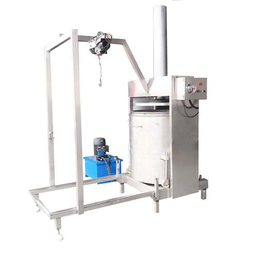 纯理压榨酱油出汁压机 冷樱桃果汁滤挤压机 蓝榨莓酵素物压200榨 - 图3