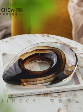 高级创意艺术镂空摆件样板间售楼处D客厅餐桌玄关卧室电视柜送礼