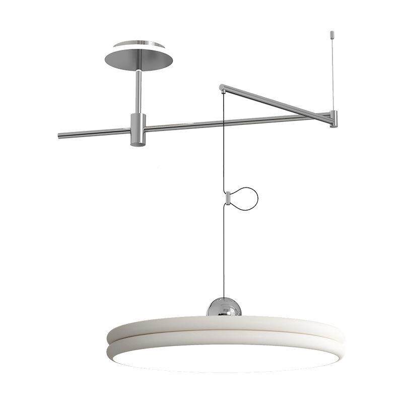 奶油风全光561谱眼餐吊灯现代厅简约可移位摇臂设计师护餐桌吧台,淘宝优惠券,粉丝福利购,淘宝优惠卷