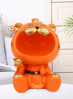 卖完即止创意招i财虎入户玄关钥匙置物架家居摆饰乔迁新居礼物