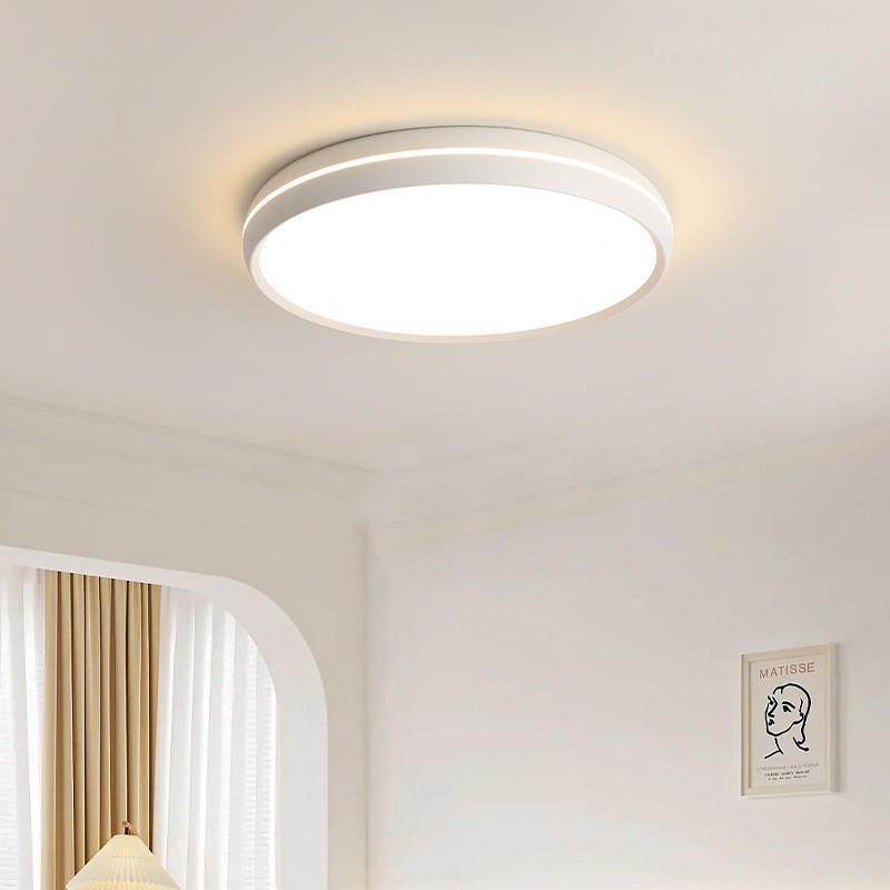 全光谱护眼卧室吸顶灯奶油圆形简约现代走廊书房主卧女孩房间灯,淘宝优惠券,粉丝福利购,淘宝优惠卷