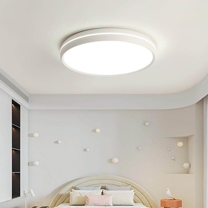 全光谱护眼卧室吸顶灯奶油圆形简约现代走廊书房主卧女孩房间灯,淘宝优惠券,粉丝福利购,淘宝优惠卷