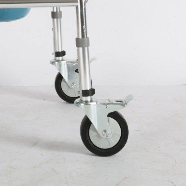 坐便凳前轮子老年淋浴洗澡浴室后轮洗澡椅坐厕椅配件代步车万向轮,淘宝优惠券,粉丝福利购,淘宝优惠卷