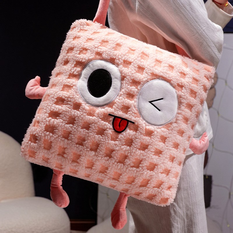 网红可手提抱枕被子两用汽车靠垫二合一办公室午S睡毯子折叠空调 - 图1