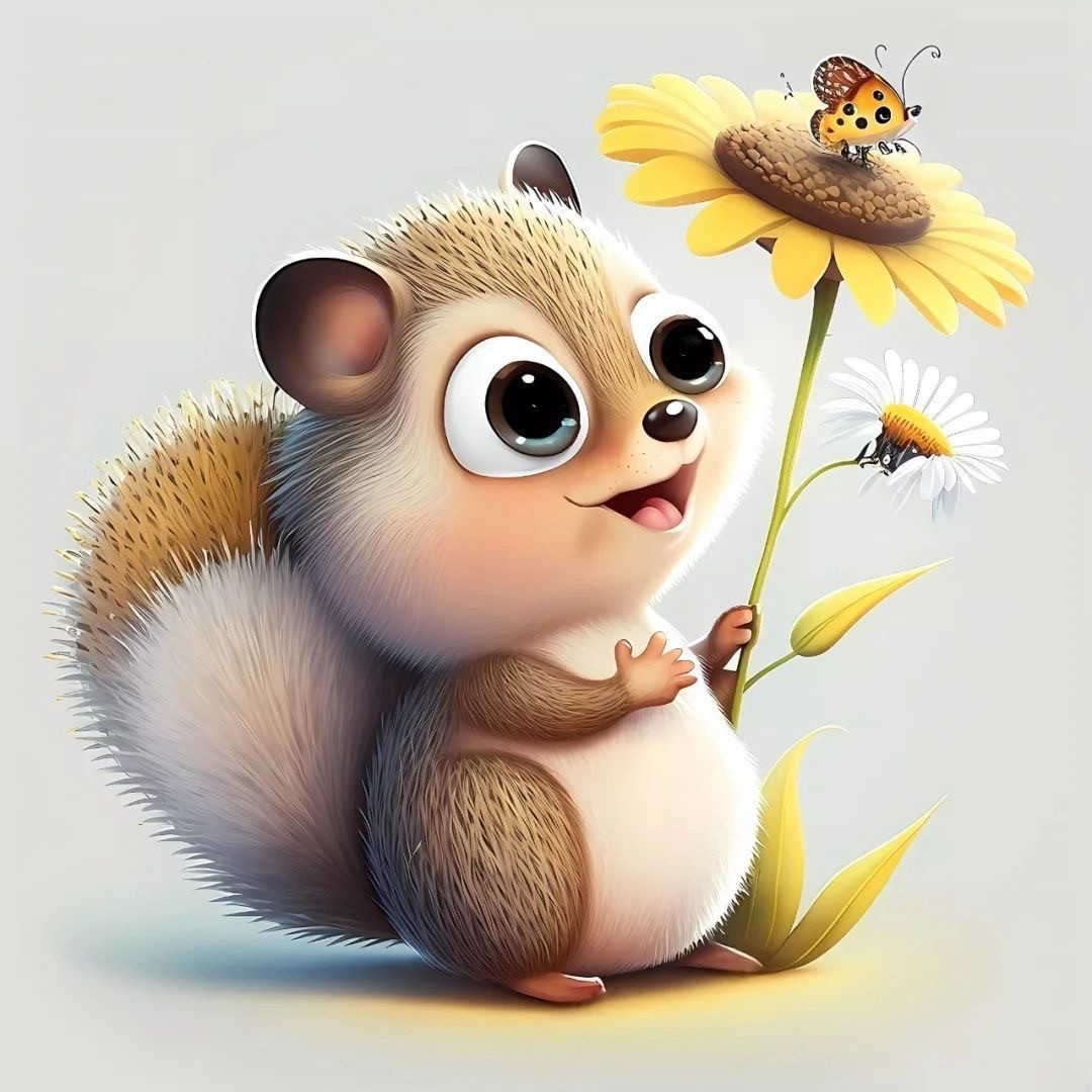 超萌丛林小松鼠贴画儿童房卧室衣柜装饰自贴防水贴纸墙面遮瑕P160,淘宝优惠券,粉丝福利购,淘宝优惠卷