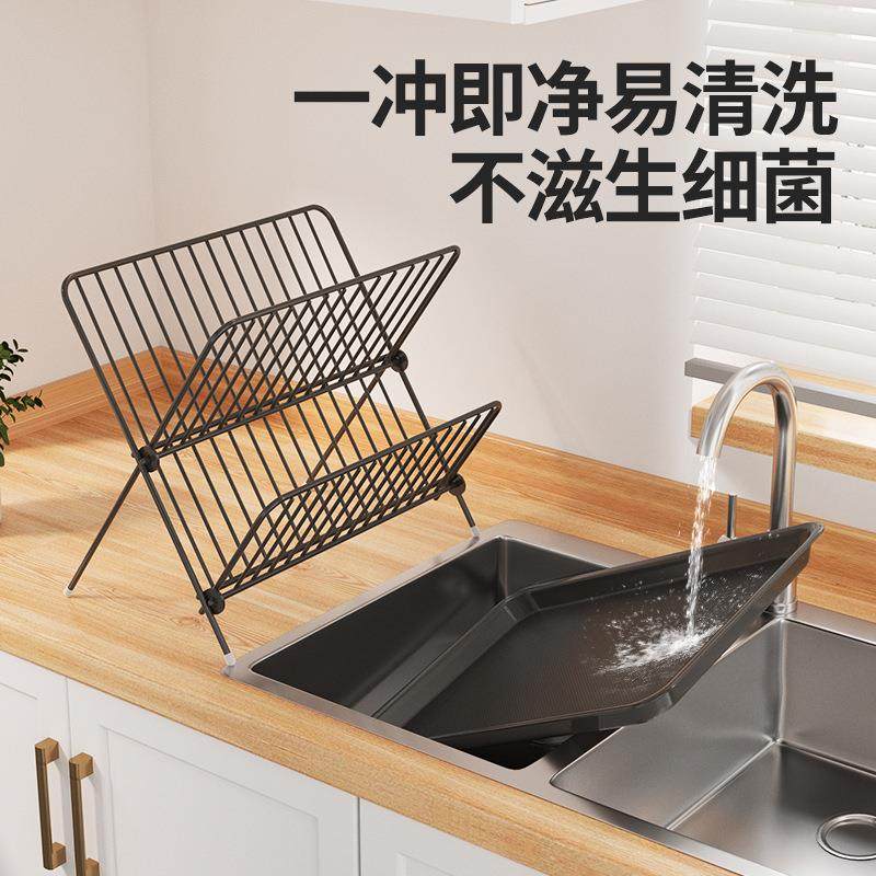 厨房置物架落地碗盘碗架多功能沥水架水槽碗柜家用多层收纳架子,淘宝优惠券,粉丝福利购,淘宝优惠卷