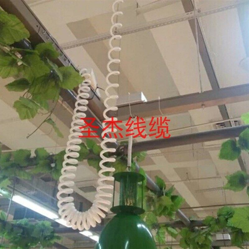 大圈螺旋线3芯2.5弹簧线3x1.5平方展台桌子柜台卖场国美,淘宝优惠券,粉丝福利购,淘宝优惠卷