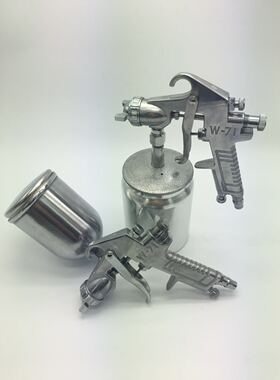 w-71f-75喷枪家具汽车气动油漆喷枪w-77乳胶漆底漆喷漆枪上下壶