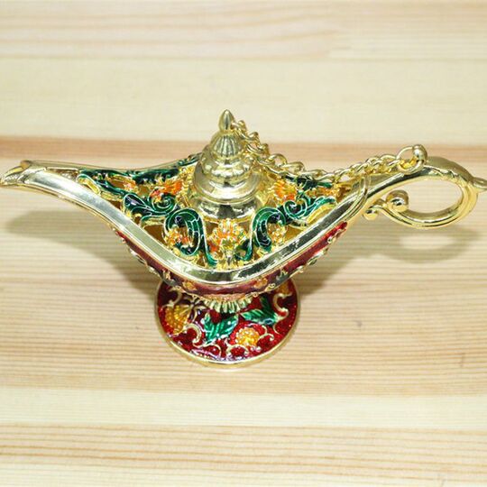 Pakistani Arabic specialty handicrafts Aladdin's magic lamp small hollow ornament T gift ya618