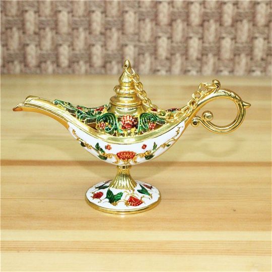 Pakistani Arabic specialty handicrafts Aladdin's magic lamp small hollow ornament T gift ya618