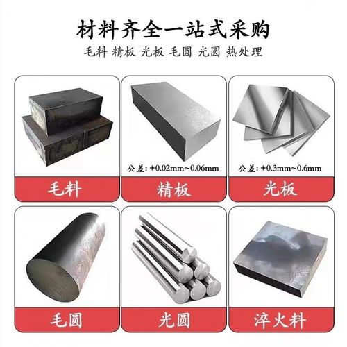 45号钢板精d料dc53模具钢cr12mov光板P20精板H13淬火料718定制Q23 - 图2