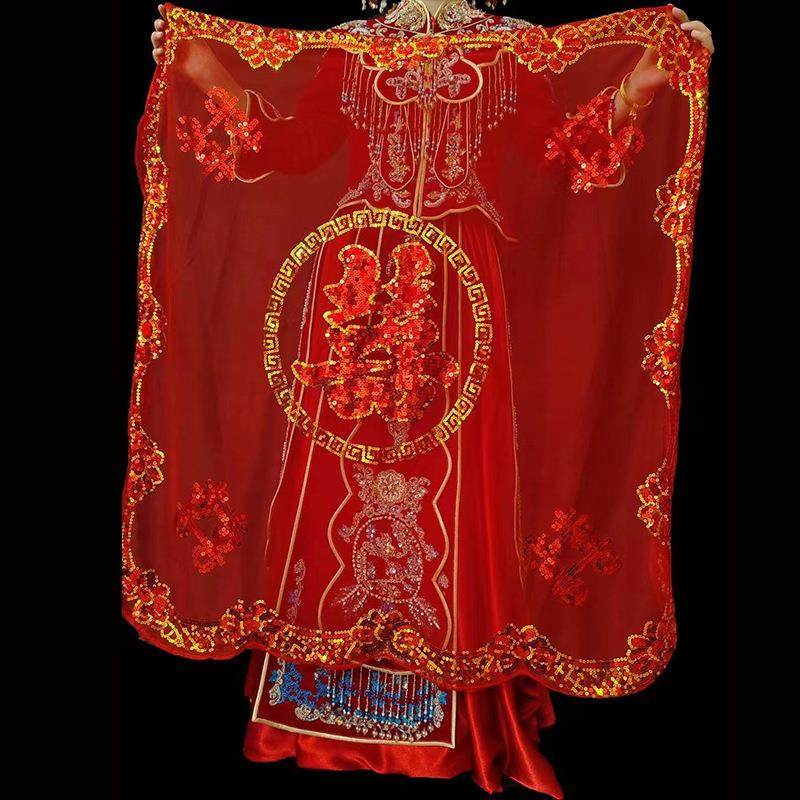 新娘出嫁盖头红色结婚婚礼蒙头巾透明中式网纱喜字婚庆头纱红盖头,淘宝优惠券,粉丝福利购,淘宝优惠卷