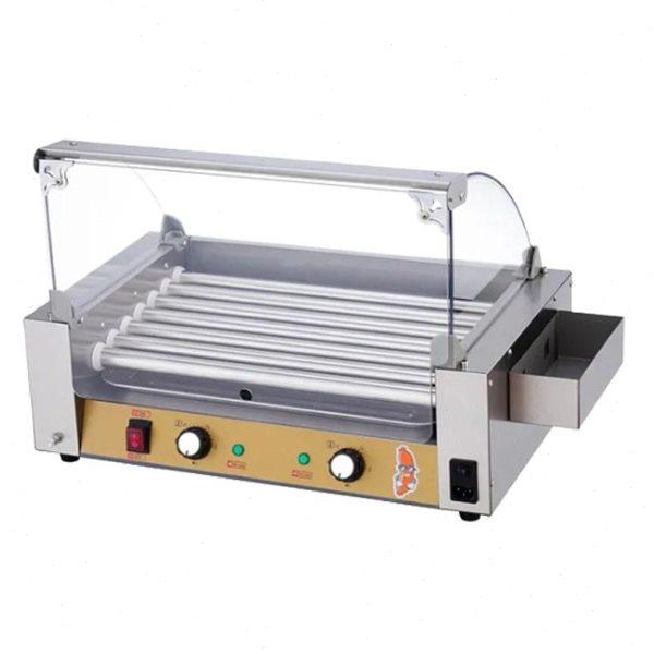 商用7棍热狗机全自动烤香肠机双控温不锈钢烤火腿肠烤肠机,淘宝优惠券,粉丝福利购,淘宝优惠卷