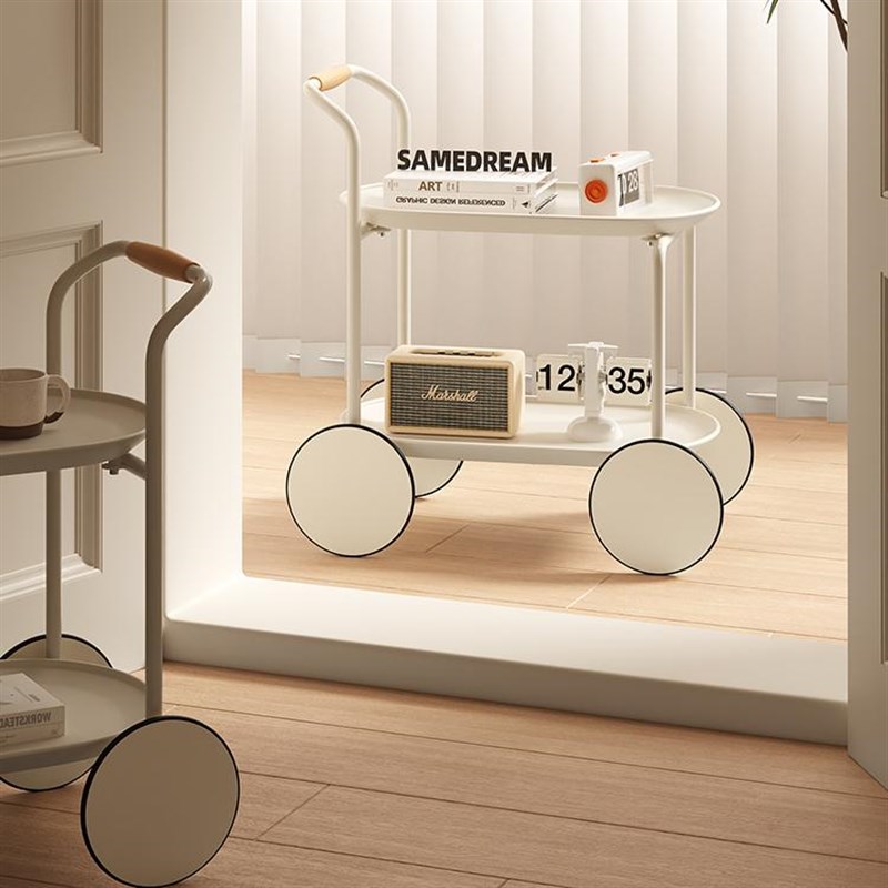 边几小推车可移动迷你茶几简易家用收纳H创意小桌子阳台网红置物 - 图1