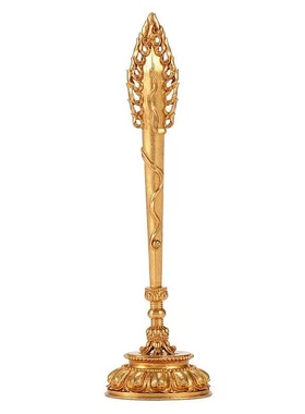 黄铜文殊剑智慧宝剑镀金佛v事用品客厅观音菩萨智慧宝剑家用摆件