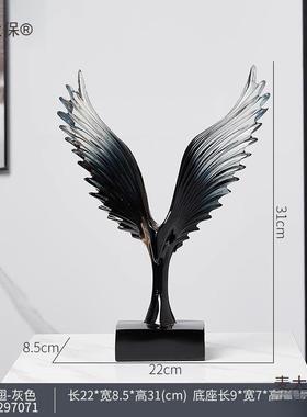 风生水起酒柜装饰品摆件轻奢客厅办公室高端大气上档次感麦太保