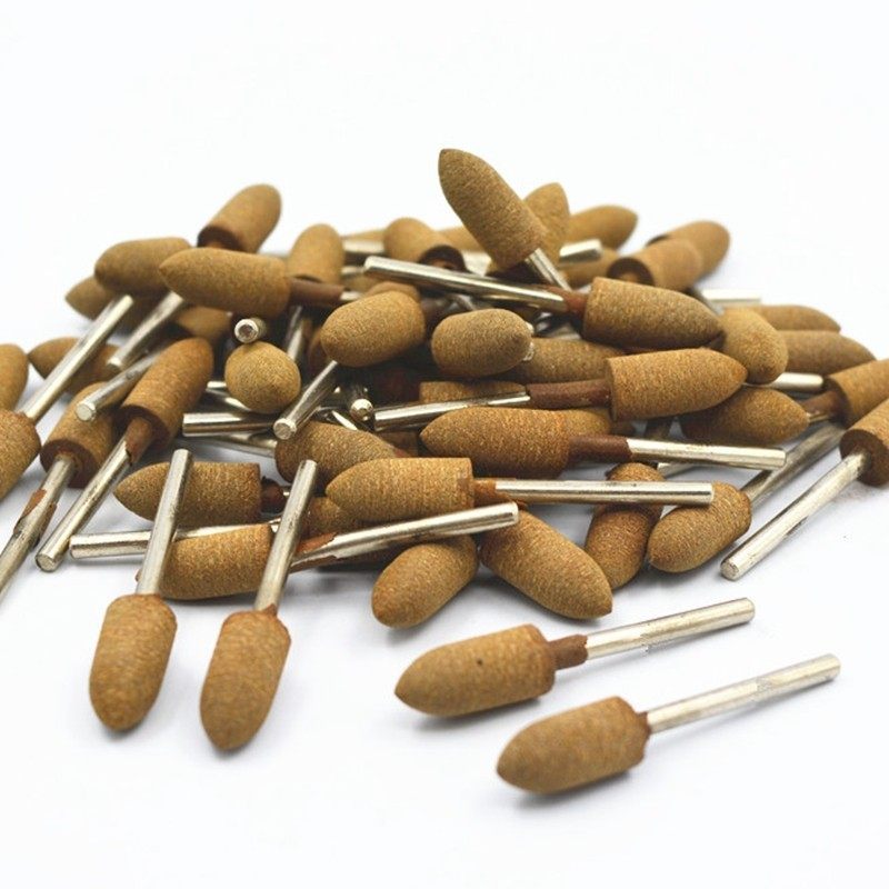 牛皮磨头圆柱形子弹尖3mm柄玉石翡翠模具抛光打磨头,淘宝优惠券,粉丝福利购,淘宝优惠卷