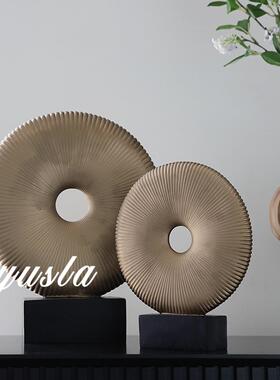 跨境爆款新中式古法书式样QHT板间别客厅复电视柜房柜软装饰品墅