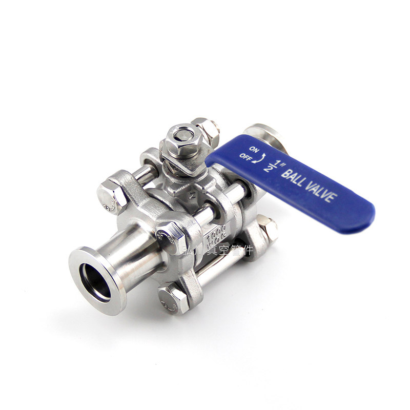 KF高真空球阀 304不锈钢快装三片式球阀 GU-KF16 KF25 KF40 KF50,淘宝优惠券,粉丝福利购,淘宝优惠卷