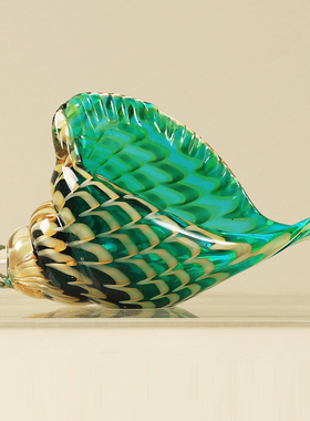 彩色海螺琉璃艺术摆件客s厅酒店办公室玄关酒柜现代简约轻奢装饰