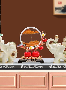 大象家居高档酒柜电视柜招x财创意现代摆件轻奢纳福客厅乔迁