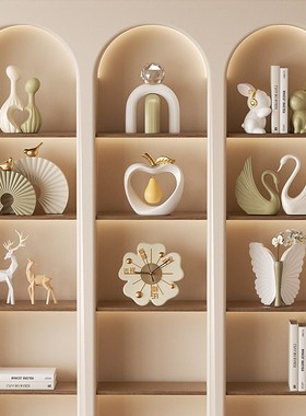 装饰摆件展示柜j老板办公室客厅书房餐边电视柜轻奢高端大气艺术