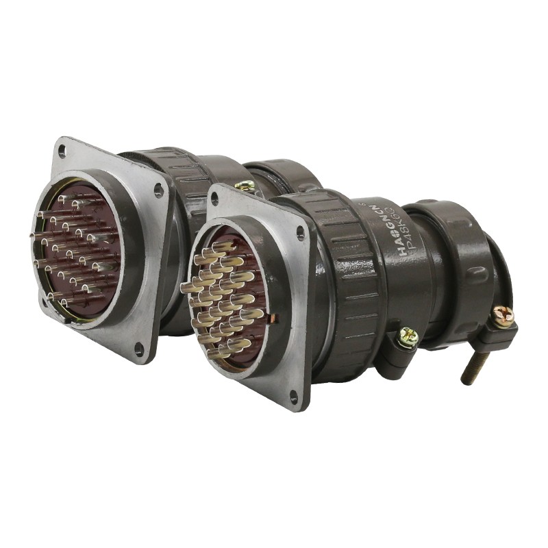 P48 20芯 26芯 P48K5tQ P48K6Q航空插头插座  圆形连接器 开孔48m - 图3