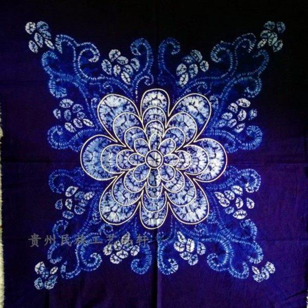 少数民族白族扎染桌布茶几布手工扎染壁挂布民族家居装饰布艺桌布,淘宝优惠券,粉丝福利购,淘宝优惠卷