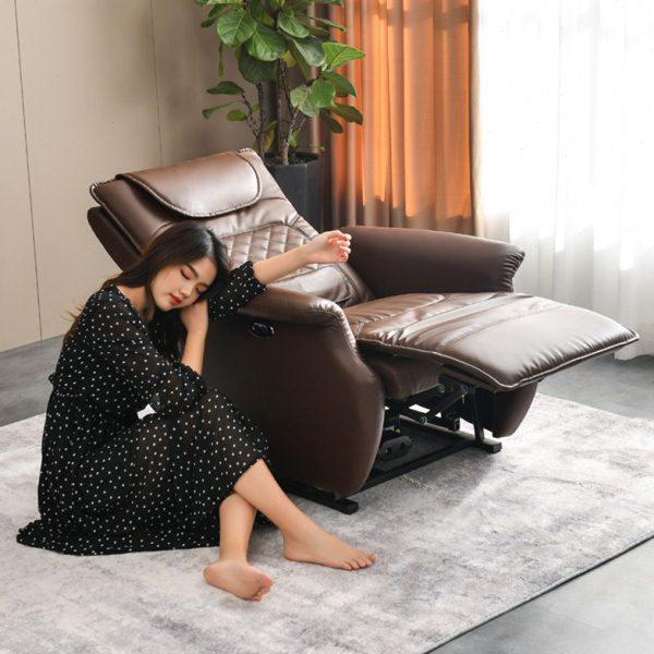 泉嘉福太空舱单人躺椅真皮电动多功能客厅家用按摩椅摇床懒人沙发,淘宝优惠券,粉丝福利购,淘宝优惠卷