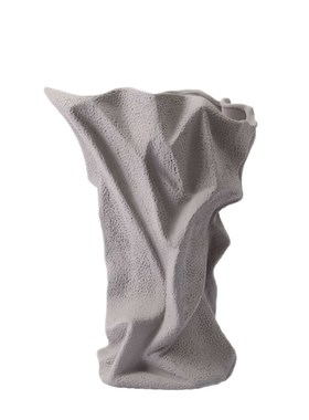 现代简约b陶瓷花瓶几何褶皱创意干花插花客厅餐桌样板房售楼处摆