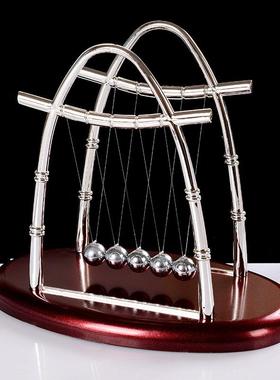 秋千组装创新牛顿摆 大中小三款帆形牛顿球能量守恒家居礼品摆件