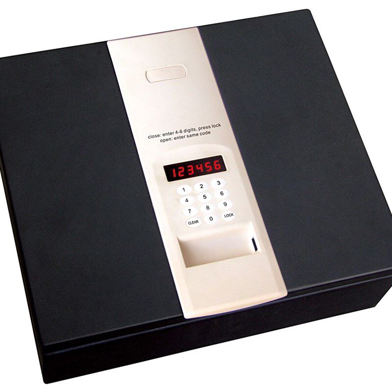 智能上翻保险箱抽屉隐形保险柜z家用小型大容量纯钢车载酒店保管 - 图1