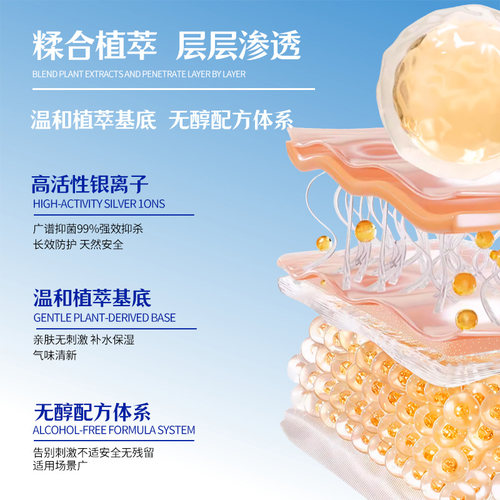 飞洁士防臭除菌喷雾去异味衣物除螨母婴可用床上家用织物杀菌神器 - 图1