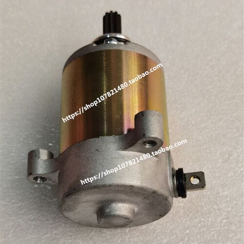 适用铃木红宝天玉UM/UZ125T-A/C灵迪T-18踏板摩托车马达启动电机 - 图1