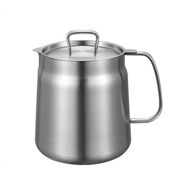 304不锈钢滤油壶过滤壶家用大容量滤油杯隔油壶猪油有盖带炸篮,淘宝优惠券,粉丝福利购,淘宝优惠卷