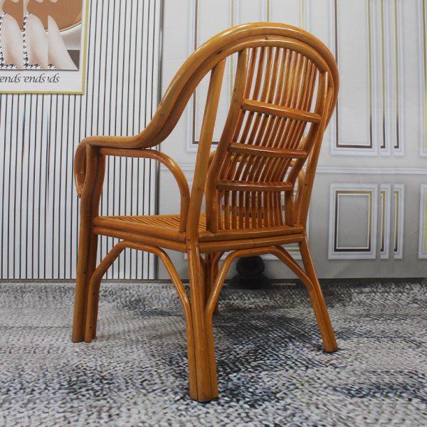 印尼藤编休闲椅家用阳台扶手椅中式田园单人椅真藤靠背椅老人椅子,淘宝优惠券,粉丝福利购,淘宝优惠卷