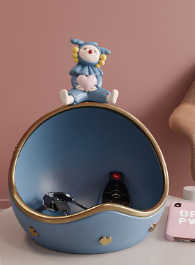 创意精灵入d户门钥匙收纳摆件玄关鞋柜客厅家居装饰品乔迁新居礼