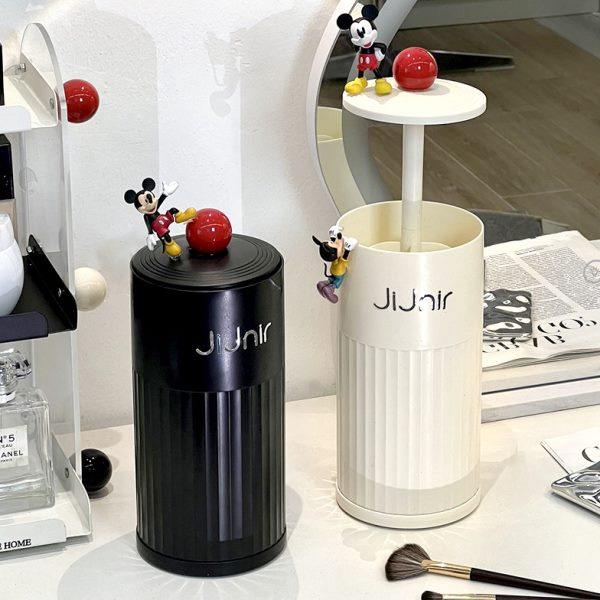 自动升降化妆刷收纳盒桌面化妆笔收纳桶便携防尘化妆刷筒盒刷收纳,淘宝优惠券,粉丝福利购,淘宝优惠卷