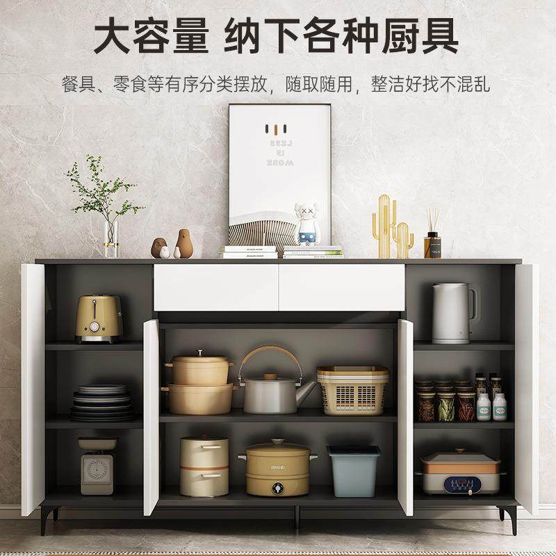 餐边柜靠墙家用厨房碗柜现代简约茶水柜客厅轻奢柜子简易储物柜子,淘宝优惠券,粉丝福利购,淘宝优惠卷