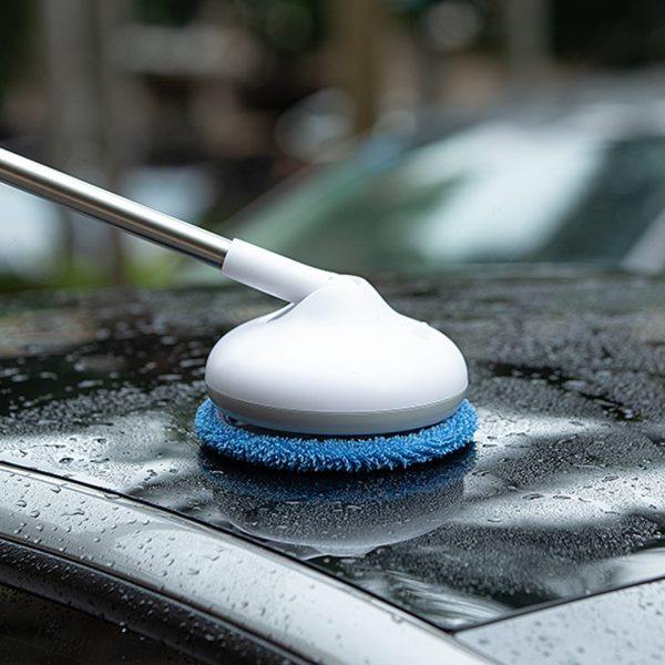 无线电动洗车拖把频电动旋转洗车刷省力伸缩杆车身车顶洗车机器,淘宝优惠券,粉丝福利购,淘宝优惠卷