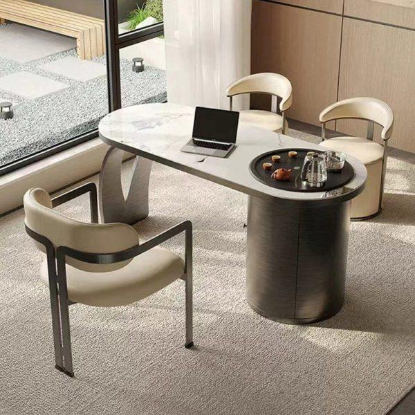 现简约岩板茶桌烧水壶一体茶台阳台家用现茶桌椅组合厂家,淘宝优惠券,粉丝福利购,淘宝优惠卷