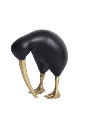 现代简约抽象奇异鸟动物鸟类x装饰摆件样板房轻奢书房客厅软装饰